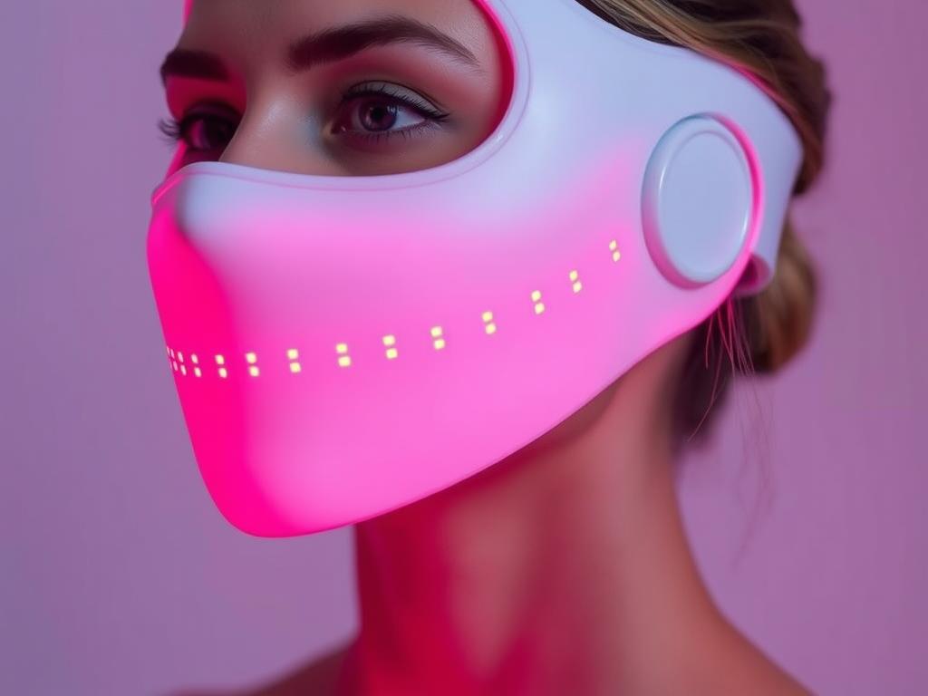LumiSkin LED Mask with 7 light modes for different skin concerns LumiSkin LED Mask with 7 light modes for different skin concerns