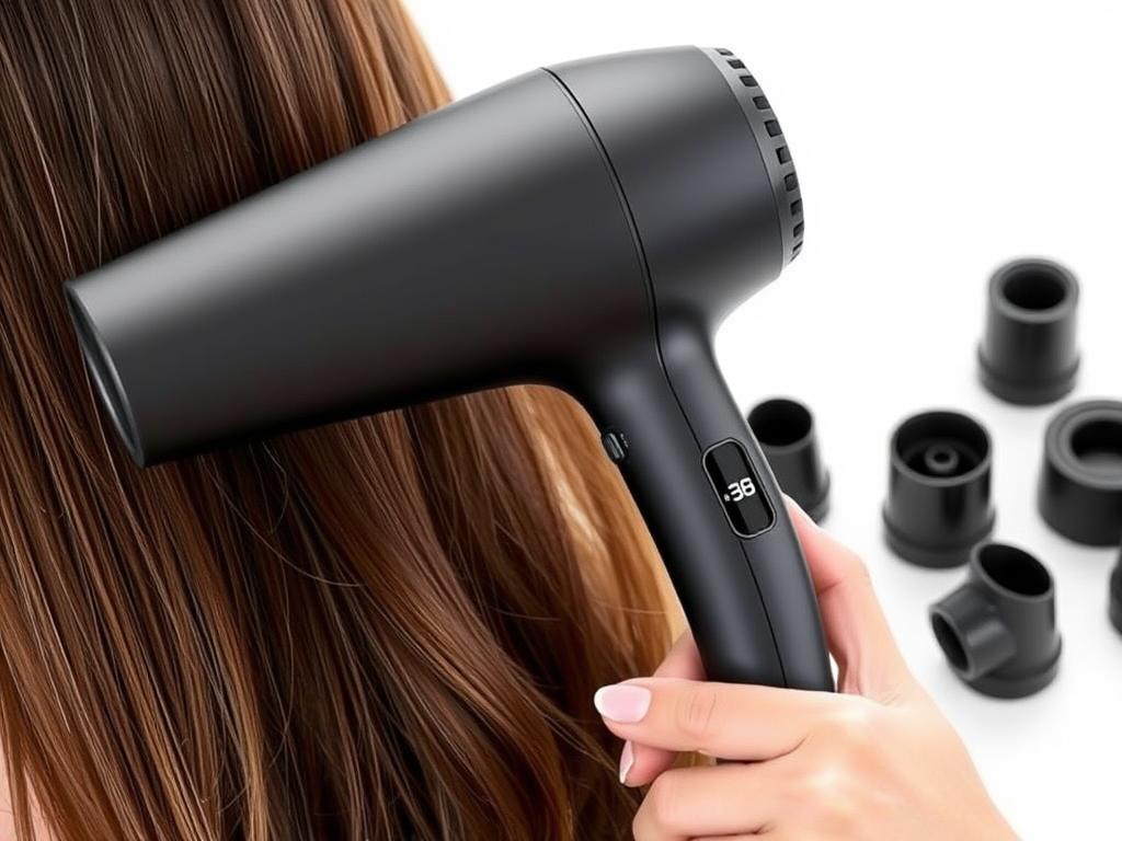 NanoSteam Pro Ionic Hairdryer with negative ion technology and multiple heat settings NanoSteam Pro Ionic Hairdryer with negative ion technology and multiple heat settings