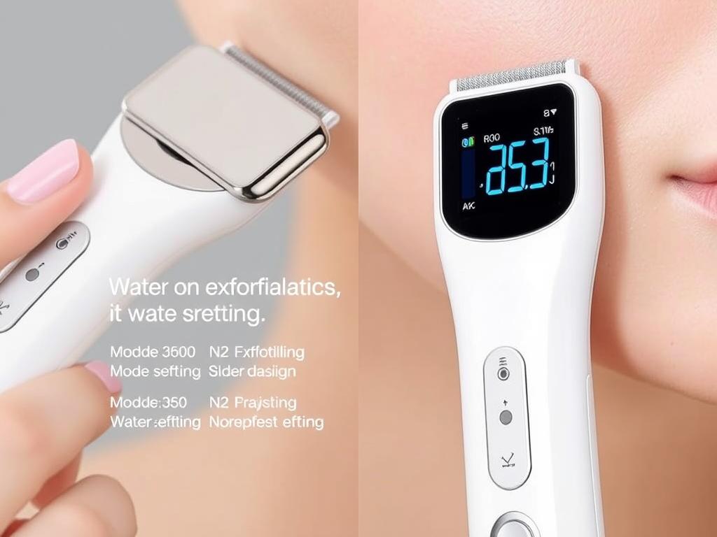 PureSkin Ultrasonic Scrubber with three cleansing modes and waterproof design PureSkin Ultrasonic Scrubber with three cleansing modes and waterproof design