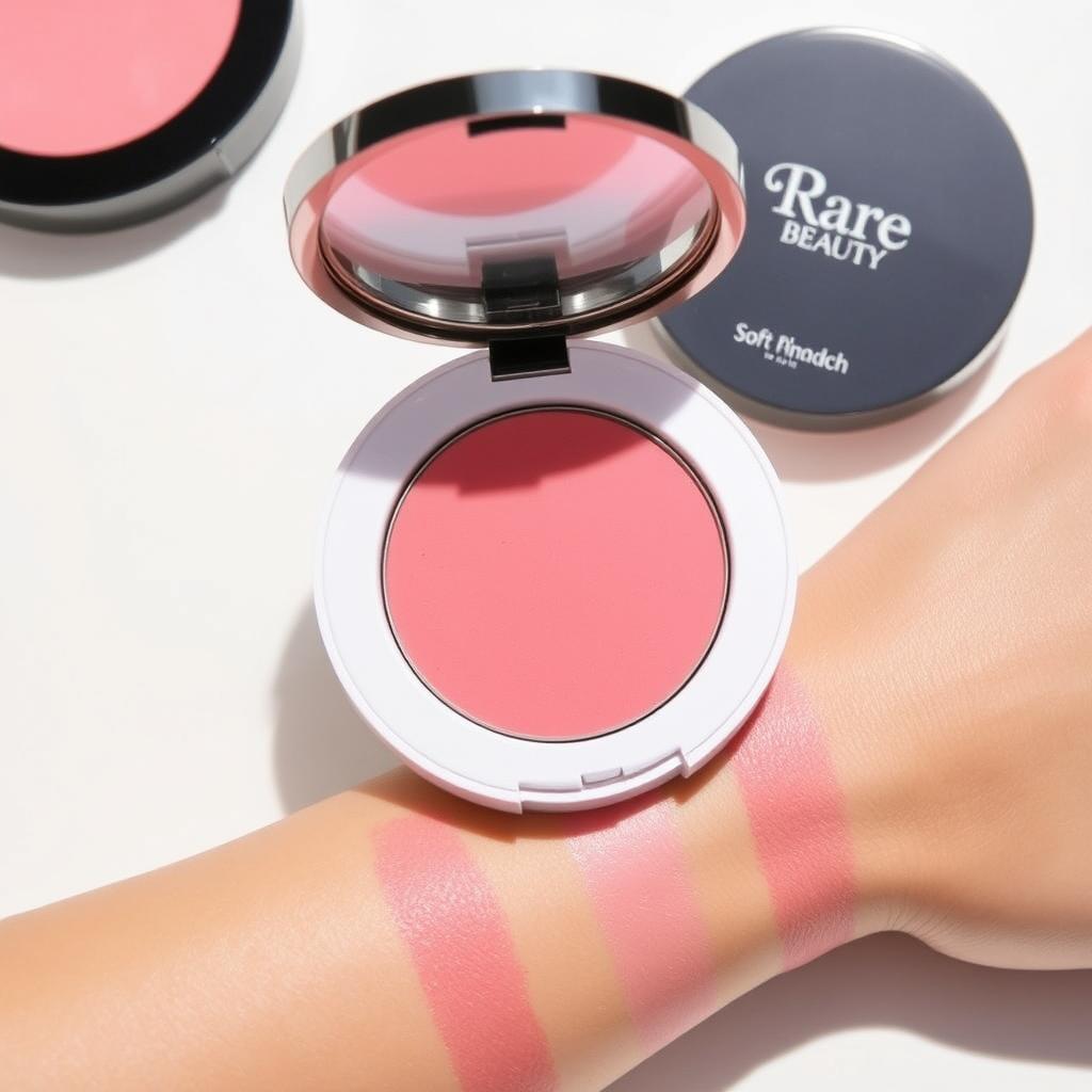 Rare Beauty Soft Pinch Luminous Powder Blush from Top 10 Makeup Products 2025 with swatches Rare Beauty Soft Pinch Luminous Powder Blush from Top 10 Makeup Products 2025 with swatches