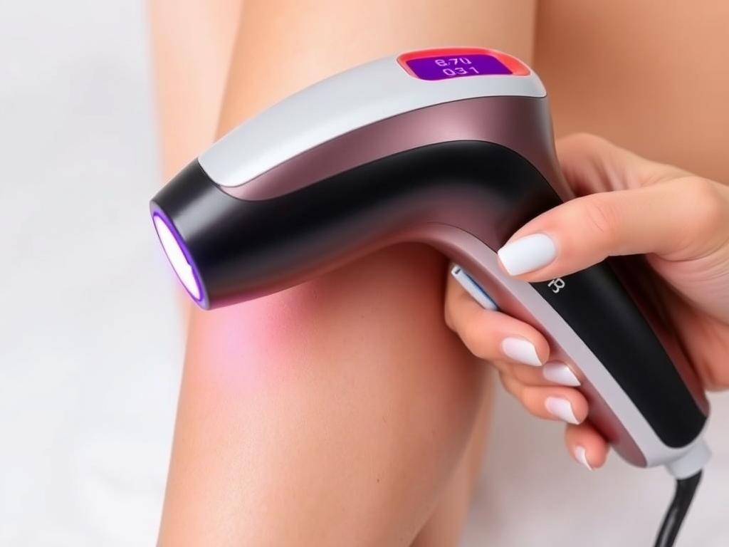 SilkWave IPL Hair Removal device with skin tone sensor and multiple intensity levels SilkWave IPL Hair Removal device with skin tone sensor and multiple intensity levels