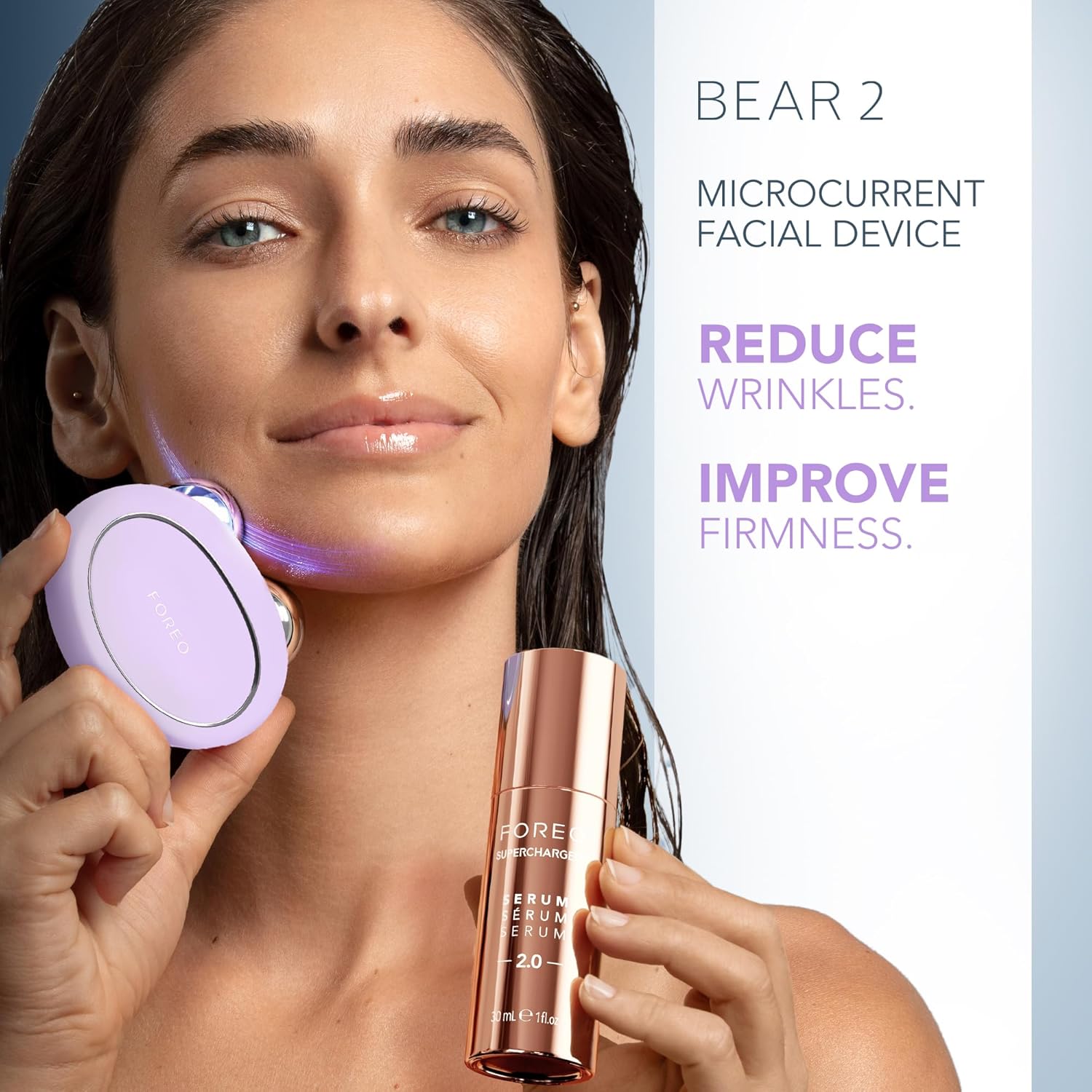 FOREO Total Facelift Bundle - BEAR 2 + Supercharged Serum