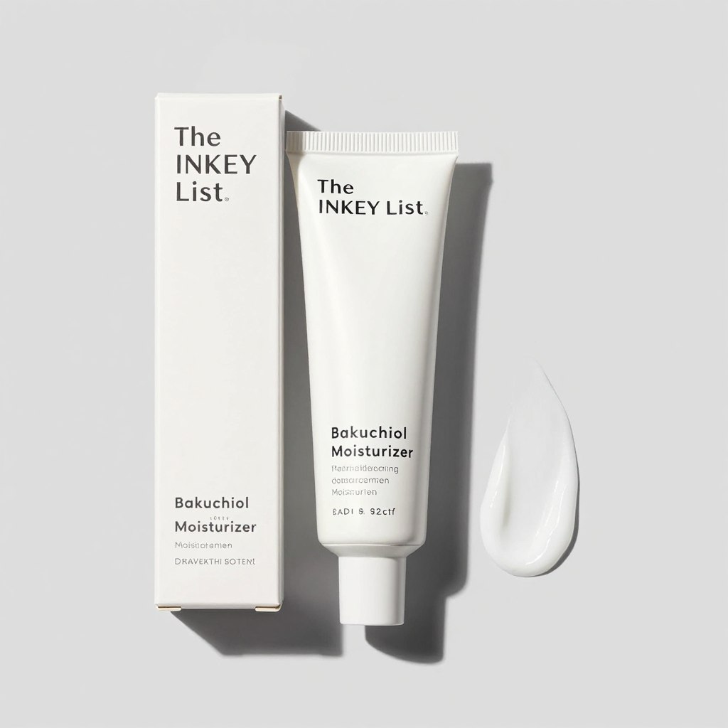 INKEY List Bakuchiol Moisturizer 2026 formula in minimalist packaging