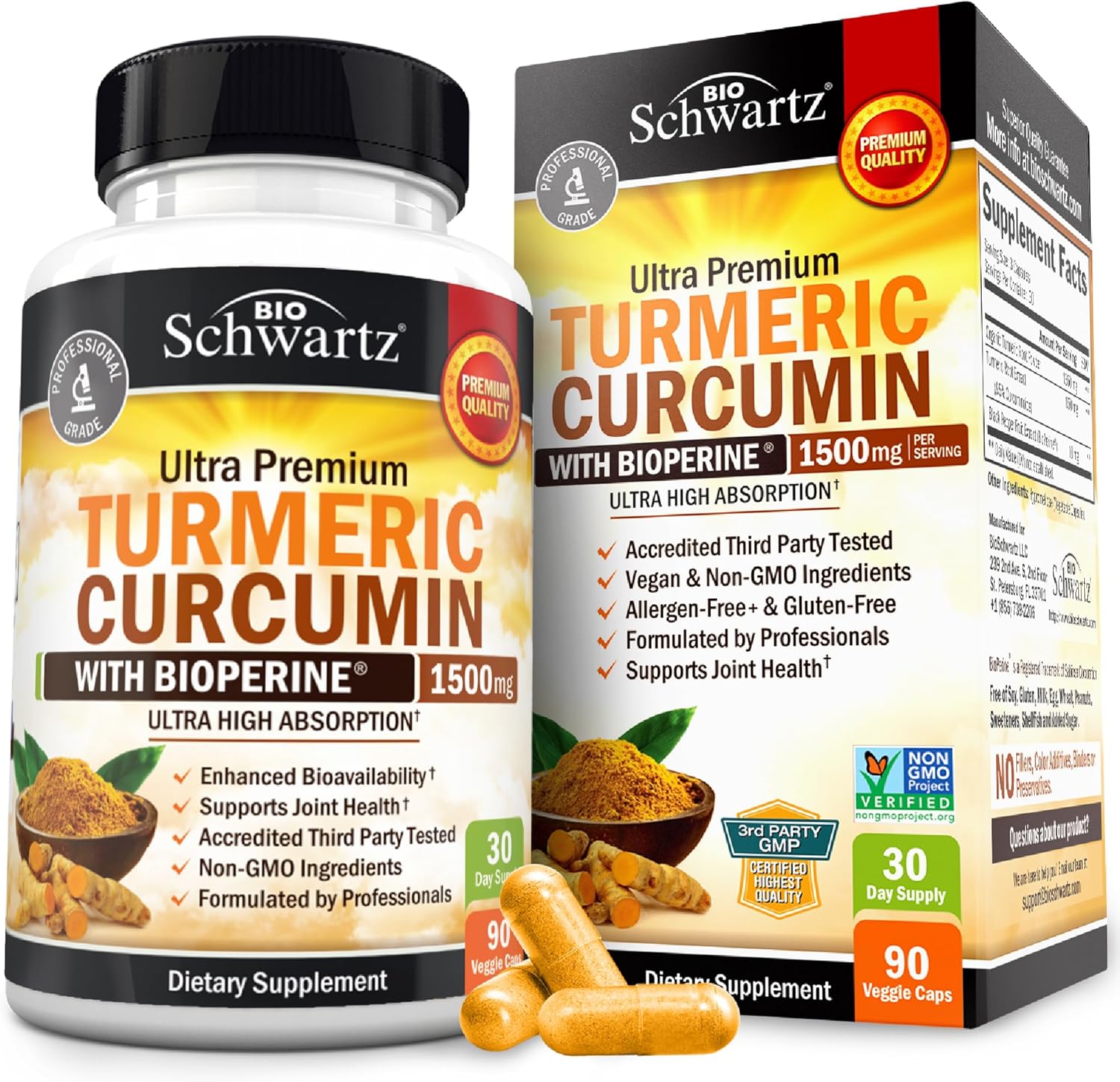 Turmeric Curcumin with Black Pepper